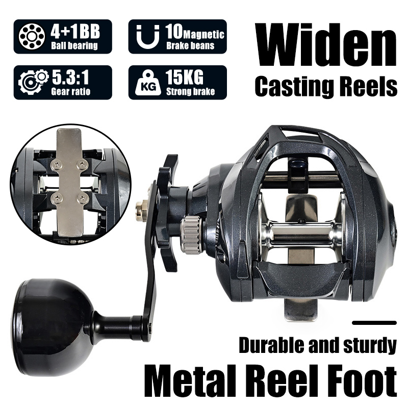 Kastking Reel Zephyr - Bodi Lebar, Kapasitas Besar, Reel Pancing