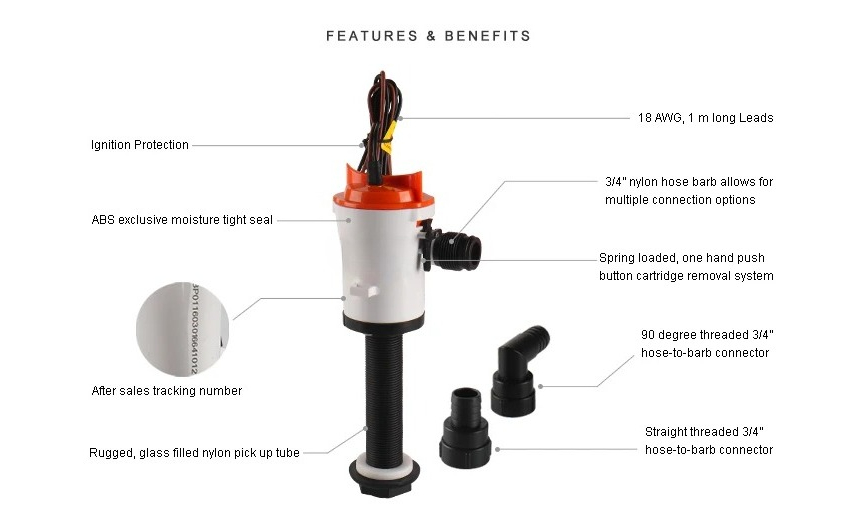 Pompa Submersible Aerator untu - Fishing Boat Bilge Pump ulasan dan harga