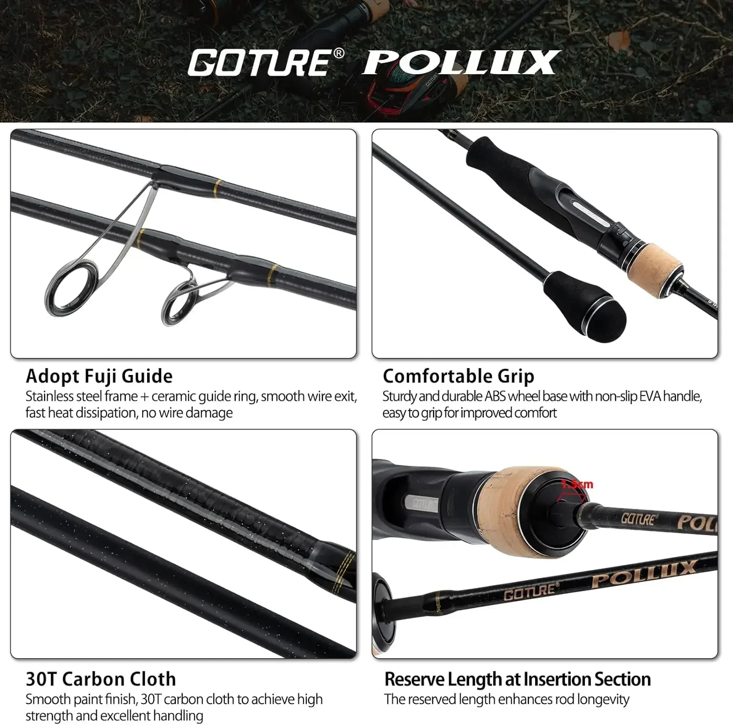 Goture Pollux 1.83M Joran Panc - Kastking Reel Zephyr ulasan dan harga